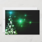 Magie der Weihnachtstypografie in Baumform, ZPR Einladung (Rückseite)