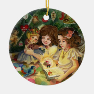 Magie der Weihnachtsverzierung Keramik Ornament