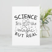 Magie der Wissenschaft Dankeskarte (Stehend Vorderseite)