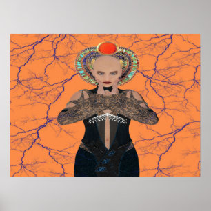 Magie des ägyptischen Elektro Poster