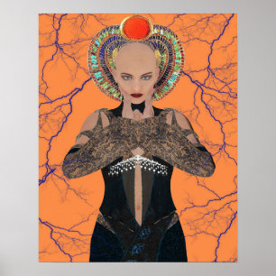 Magie des ägyptischen Elektro Poster