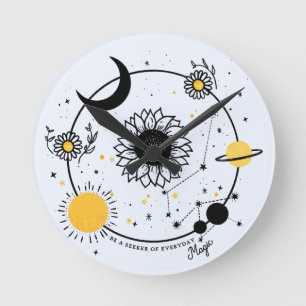 Magie des Alltags Runde Wanduhr