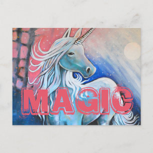 Magie des Einhorns Postkarte