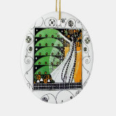 MAGIE DES FRÜHJÄHRIGEN KERAMIK ORNAMENT (Rechts)