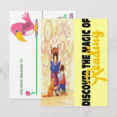 Magie des Lesens Postkarte (Vorne/Hinten)