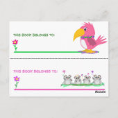 Magie des Lesens Postkarte (Rückseite)