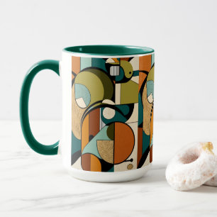 Magie des Mittelalters   Olive & White Tasse