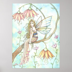Magie des Ophelia-Blumenfee-Poster-Drucks Poster
