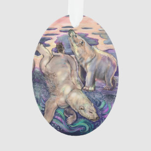 Magie des Polarbären Ornament