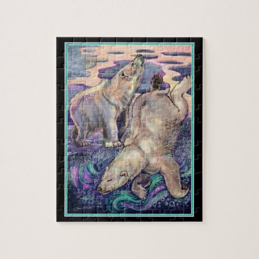 Magie des Polarbären Puzzle (Vertikal)