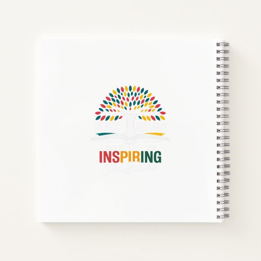 Magie des Schwarzen Lehrers: Schreiben und Inspiri Notizblock (Rückseite)