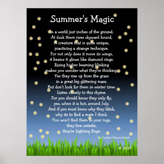Magie des Sommers Poster (Vorne)