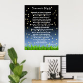 Magie des Sommers Poster (Heimbüro)