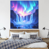 Magie des Wasserfalls Leinwanddruck (Insitu (Schlafzimmer))