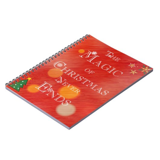 Magie des Weihnachtsfestes Notizblock (Linke Seite)