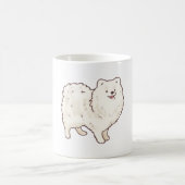 Magie des weißen Spitzes Kaffeetasse (Mittel)