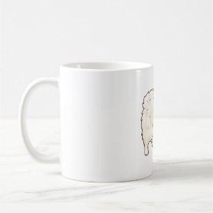 Magie des weißen Spitzes Kaffeetasse