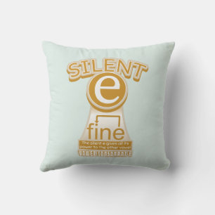 Magie e Regel PHONICS Englisch lernen Kissen