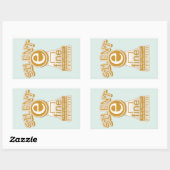 Magie e Regel PHONICS Englisch lernen Rechteckiger Aufkleber (Blatt)