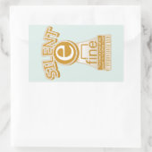 Magie e Regel PHONICS Englisch lernen Rechteckiger Aufkleber (Tasche)