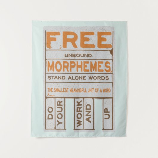 Magie e Regel PHONICS Englisch lernen Wandteppich (Vorderseite)