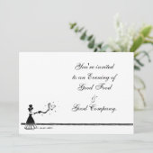 Magie Einladung (Stehend Vorderseite)