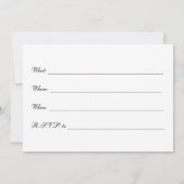 Magie Einladung (Rückseite)