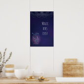 Magie existiert Feuer-Fly-Jar Poster (Küche)