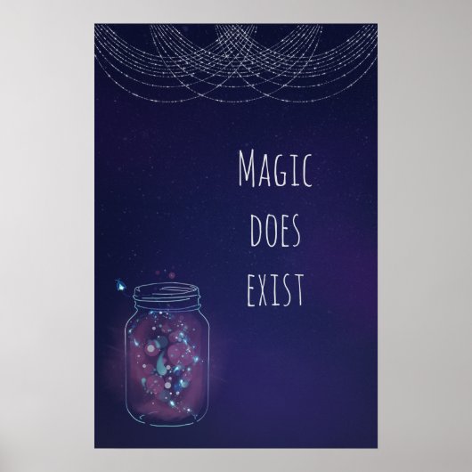 Magie existiert Feuer-Fly-Jar Poster (Vorne)