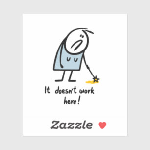 Magie funktioniert nicht aufkleber