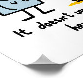 Magie funktioniert nicht poster (Ecke)