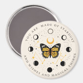 Magie für Sternenstaub und Wünsche Magnet (Vorderseite/Rückseite)