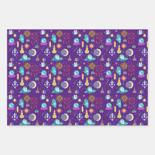 Magie Geschenkpapier Set (Vorderseite)