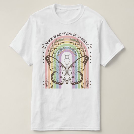 Magie glaubt an sich selbst T-Shirt (Design vorne)