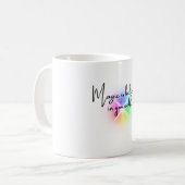 Magie glaubt in sich selbst kaffeetasse (Vorderseite Links)