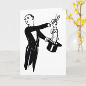 Magie - Grußkarte Karte (Gelbe Blume)