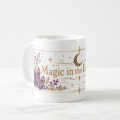 Magie im Alltag (Weiß) Kaffeetasse (Vorderseite Links)