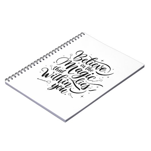 Magie im Notebook Notizblock (Linke Seite)