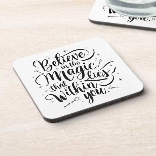 Magie im Untersetzer (Linke Seite)