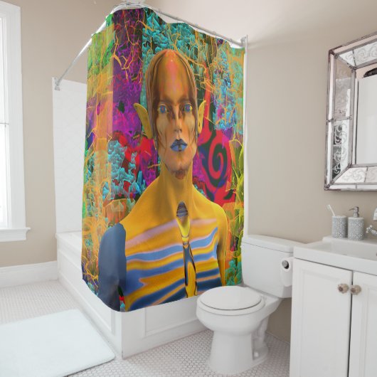 Magie im Wald Duschvorhang (Beispiel)