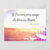 Magie in Afrika Poster Canvas Print Mouse Pad Postkarte (Vorderseite)
