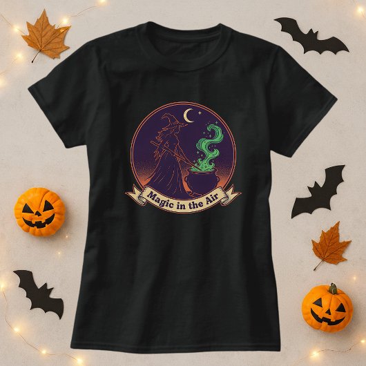 Magie in der Air Hexe Cauldron T-Shirt