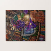 Magie in der Bibliothek Poster Puzzle (Horizontal)