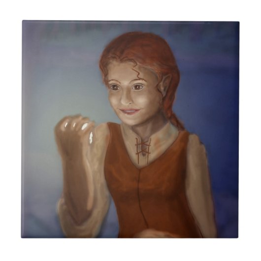 Magie in der Hand Fliese (Vorderseite)