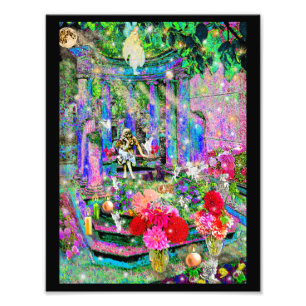 Magie in der Mondlichtkunst Print Fotodruck