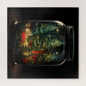 Magie in einem Jar - Deep Woods Weihnachten Puzzle (Horizontal)