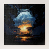 Magie in einem Jar - Gewitter Puzzle (Vertikal)