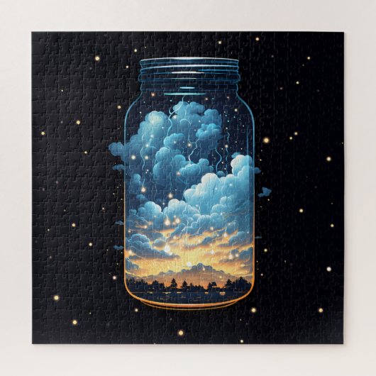 Magie in einem Jar - Meteoriten Puzzle (Vertikal)