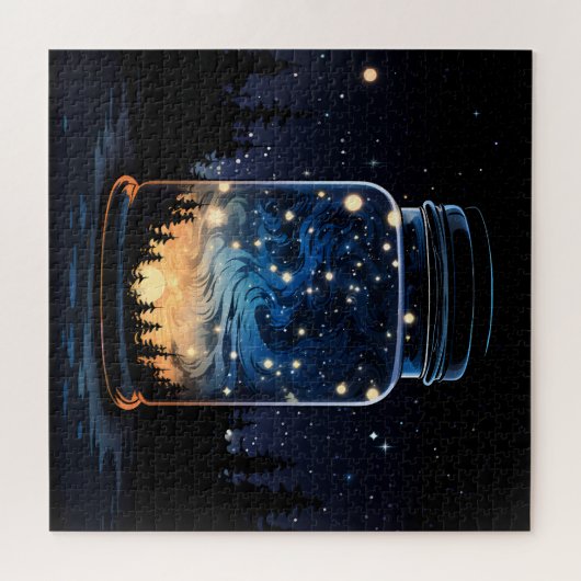 Magie in einem Jar - Waldstars Puzzle (Horizontal)
