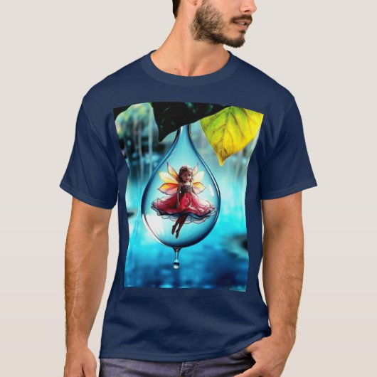 Magie in einem Tropfen Wasser T-Shirt (Vorderseite)